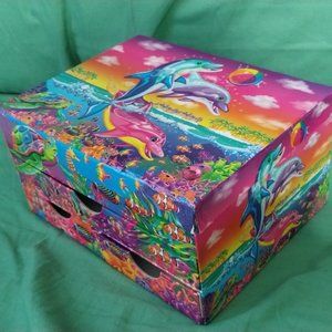 Lisa Frank Dolphin Stationary Box with Lights